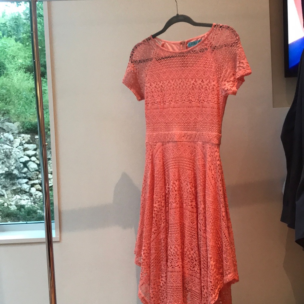 Peach colored Dina be dress